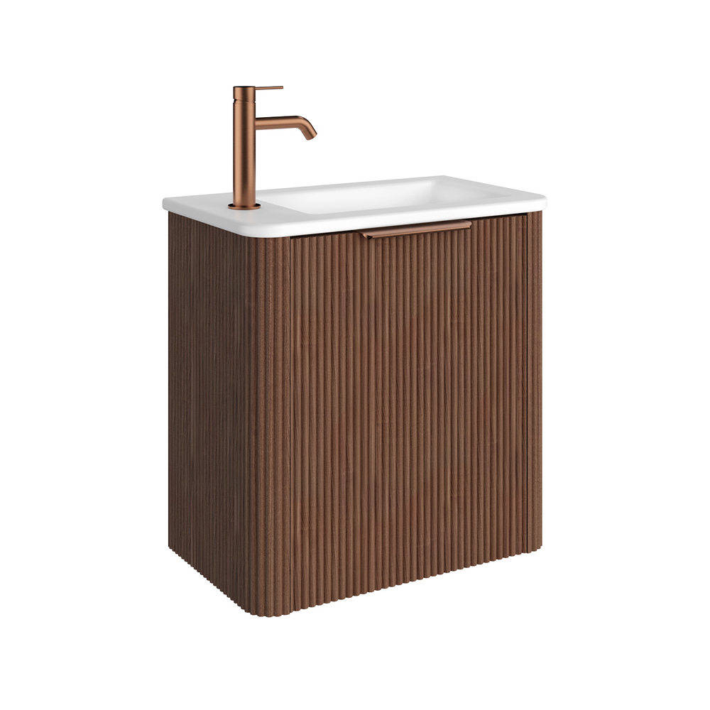 Minka Mini 550* 335mm Walnut Wall-Hung Vanity - Image 4