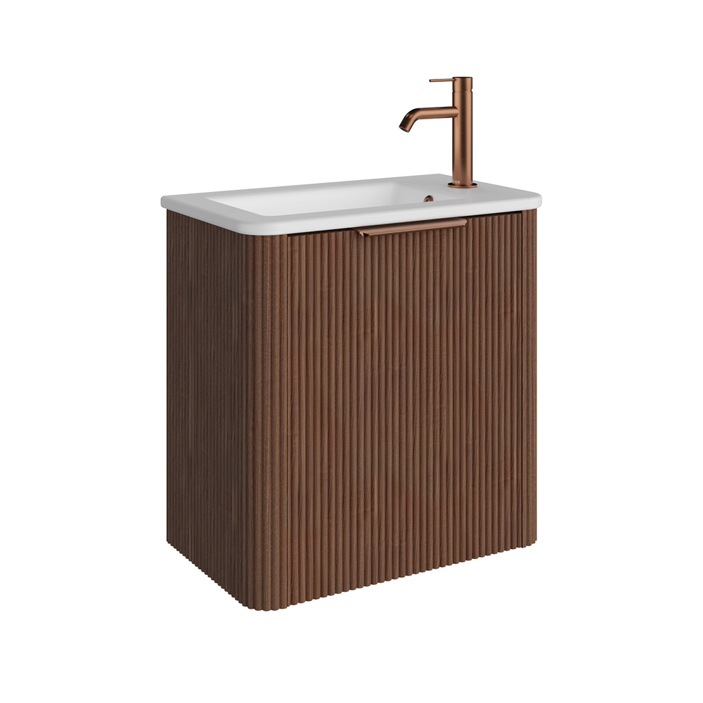 Minka Mini 550* 335mm Walnut Wall-Hung Vanity - Image 3