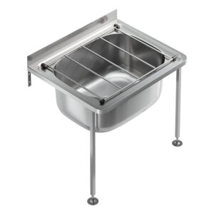 555* 455mm Cleaners Sink with Floor Legs Kit