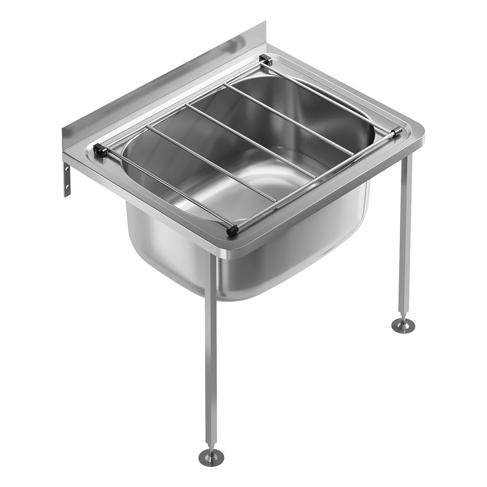 555* 455mm Cleaners Sink with Floor Legs Kit