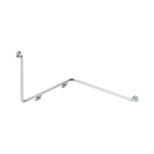 90° Accessible Right/ Left-Hand Wrap Around Grab Rail, Stainless Steel