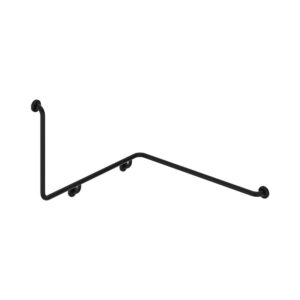 90° Accessible Right/ Left-Hand Wrap Around Grab Rail, Matte Black