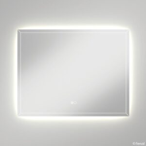 rectangle fienza led mirror in 900 size at topware