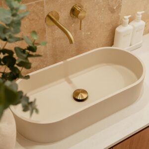 warm white fienza oval basin at topware