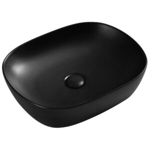 Koko 465* 375mm Matte Black Above Counter Basin