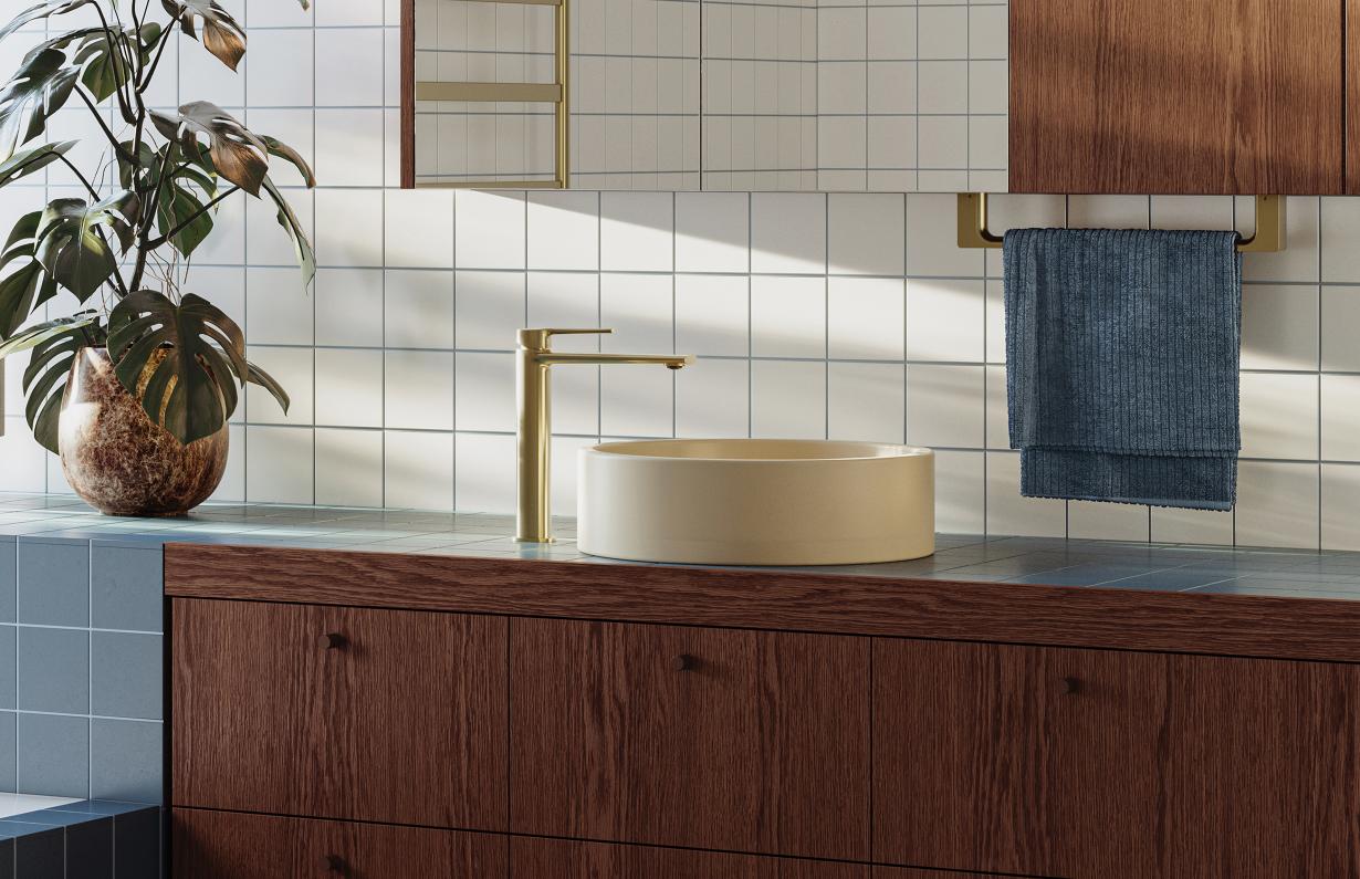 Phoenix Vask Cold Start Vessel Tall Mixer - Brushed Gold - Image 2