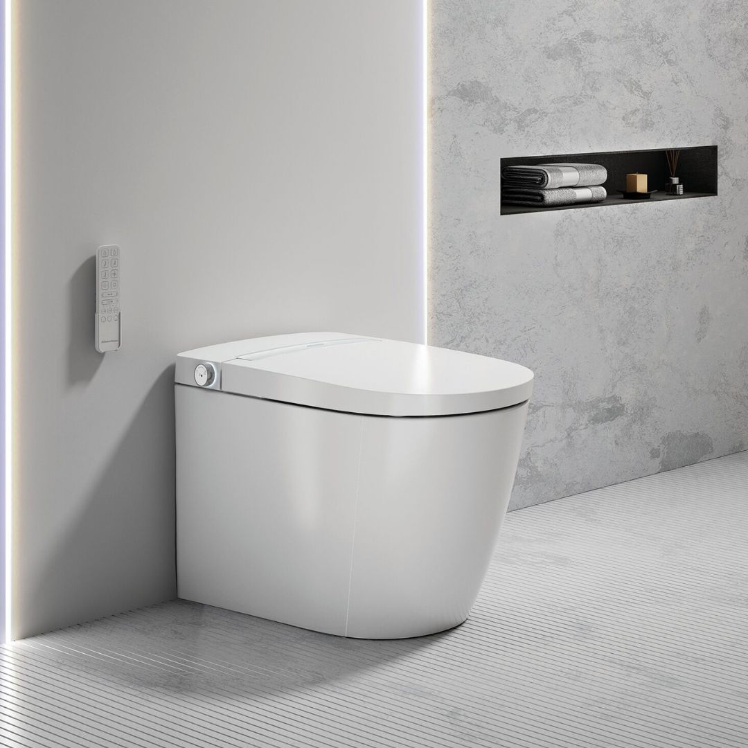 Avanzo Rimless Smart Toilet with Bidet Wash & Dryer and Auto Flush